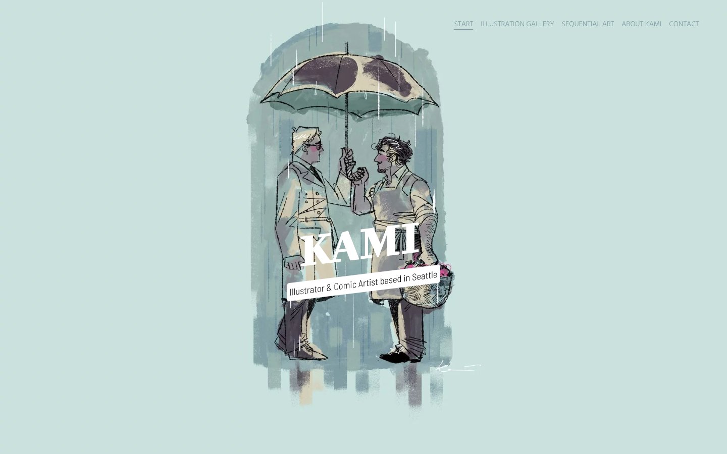 Screenshot preview of Kami D.'s website